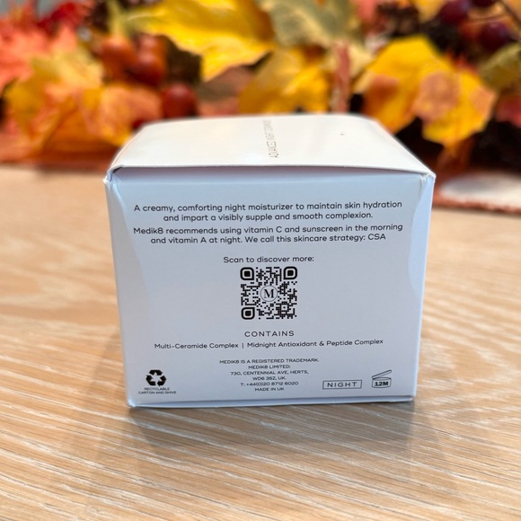 Medik8 Advanced Night Ceramide Cream 1.6oz - NEW - Picture 3 of 3